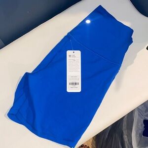 CRZ YOGA Sparkle Blue Yoga/Biker Shorts NWT‼️